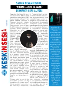 KESK'İN SESİ: Salgın Devam Ediyor, Normalleşme Takvimi Sermayeyi Esas Alıyor!!!