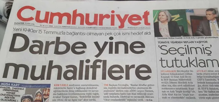 Basın Özgürlüğüne Bir Darbe Daha!
