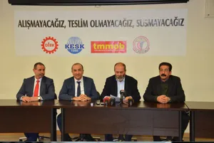 Alışmayacağız! Teslim olmayacağız! Susmayacağız!