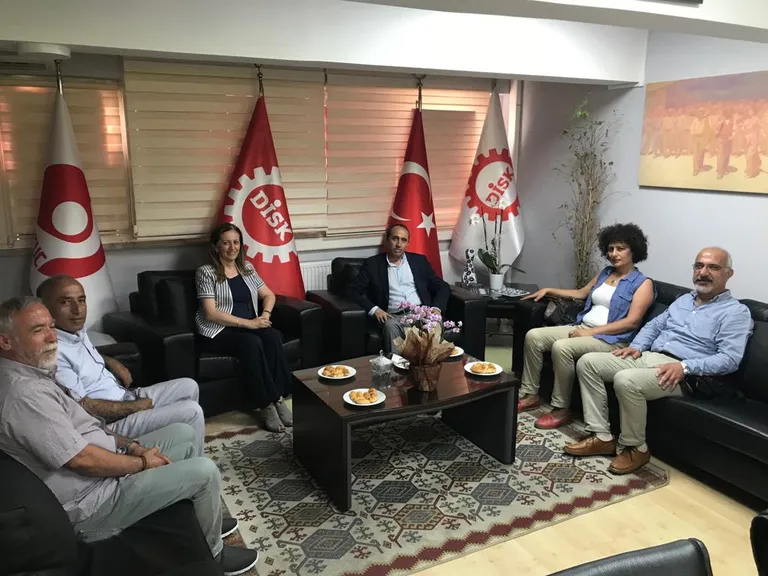 Konfederasyonumuz'dan DİSK'e Ziyaret!