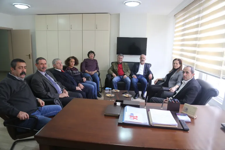 Kardeş Konfederasyon DİSK’ten  Konfederasyonumuza Ziyaret