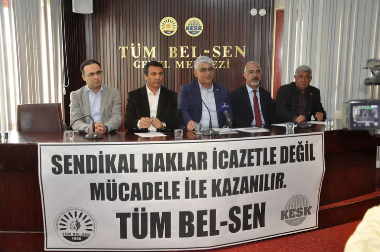 Tüm Bel-Sen: Sendikal Haklar İcazetle Değil, Mücadele İle Kazanılır!