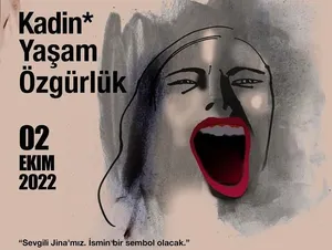 Kadın dayanışması sınır tanımaz! Kadınlar Jîna Mahsa Amini için eylemdeydi!