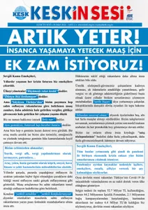 Artık Yeter! İnsanca Yaşamaya Yetecek Maaş İçin EK ZAM İSTİYORUZ!