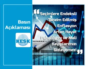 Tanzim Edilmiş Enflasyon Hayat Pahalılığını Gizleyemez!