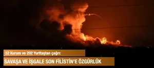 SAVAŞA VE İŞGALE SON FİLİSTİN’E ÖZGÜRLÜK