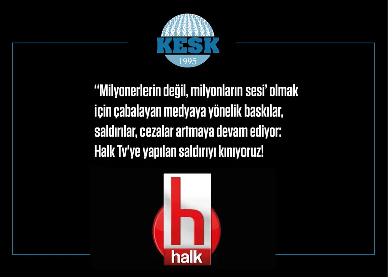 Halk Tv'ye yapılan saldırıyı kınıyoruz!