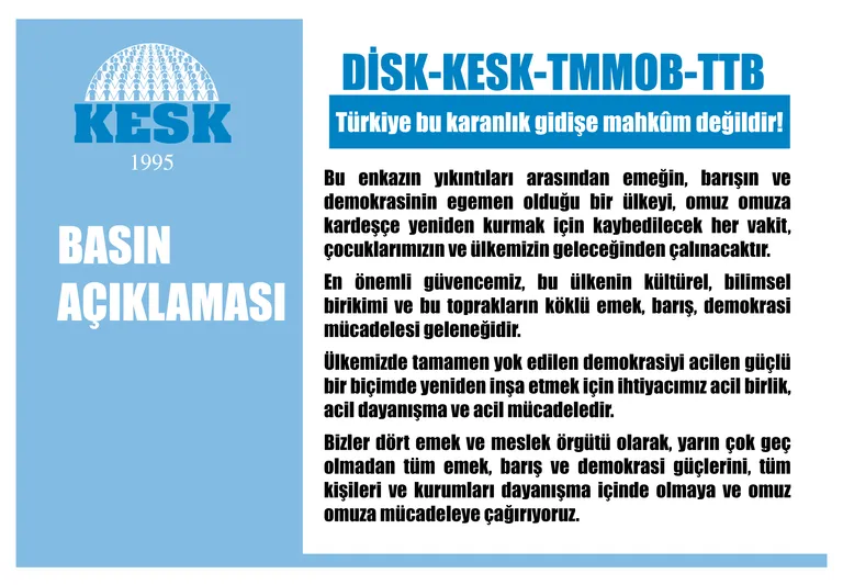 Türkiye Karanlık Gidişe Mahkûm Değildir!