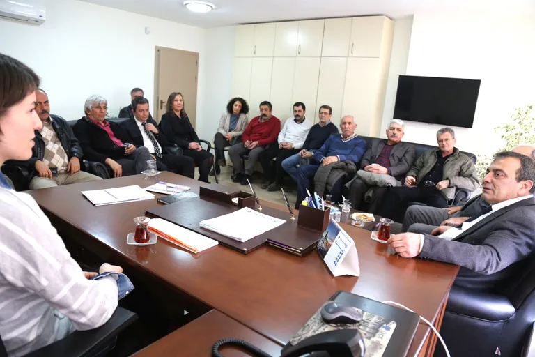 TMMOB Heyeti Konfederasyonumuza Destek Ziyaretinde Bulundu!