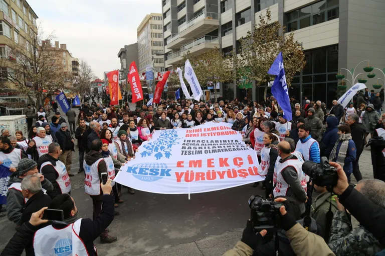 EMEKÇİ YÜRÜYÜŞÜ ANKARA'da!