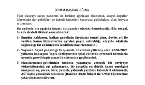 EK BÜTÇE, EK ZAM TALEPLİ BİLDİRİMİZİ VE İMZA METNİMİZİ YAYINLADIK!