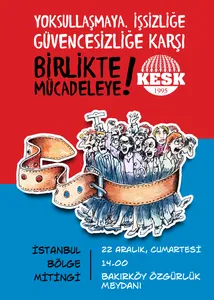 22 Aralık'ta İstanbul'da Bölge MitingimizdeBir Aradayız!
