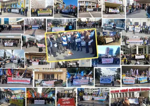 Alanlardaydık: Sefaleti Kabul Etmiyoruz! İnsanca Yaşamaya Yetecek Ücret İstiyoruz!