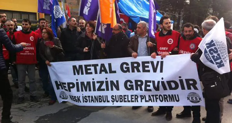 Grev Haktır Yasaklanamaz! Metal İşçilerinin Yanındayız!
