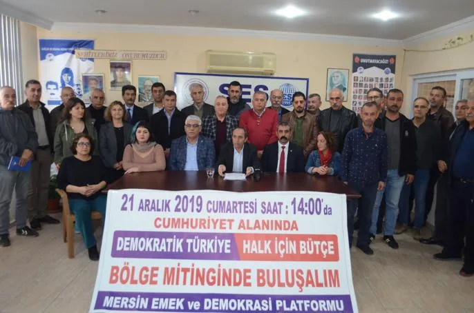 21 Aralık'ta Mersin'den Sesleneceğiz, “İnsanca Yaşamak İstiyoruz!” Mitingimizde Buluşuyoruz!