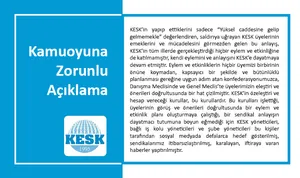 Kamuoyuna Zorunlu Açıklama!