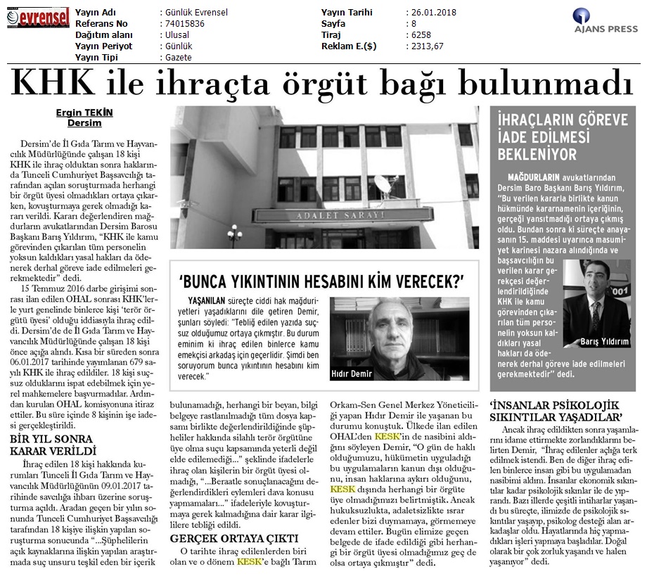 mnst 2018_01_26_GÅnlÅk Evrensel_Khk Ile Ihraáta ôrgÅt Bagi Bulunmadi_74015836_(2)