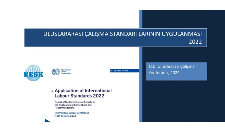 ILO Uzmanlar Komitesinin 2022 Raporu Türkiye Bölümü Yayınlandı!