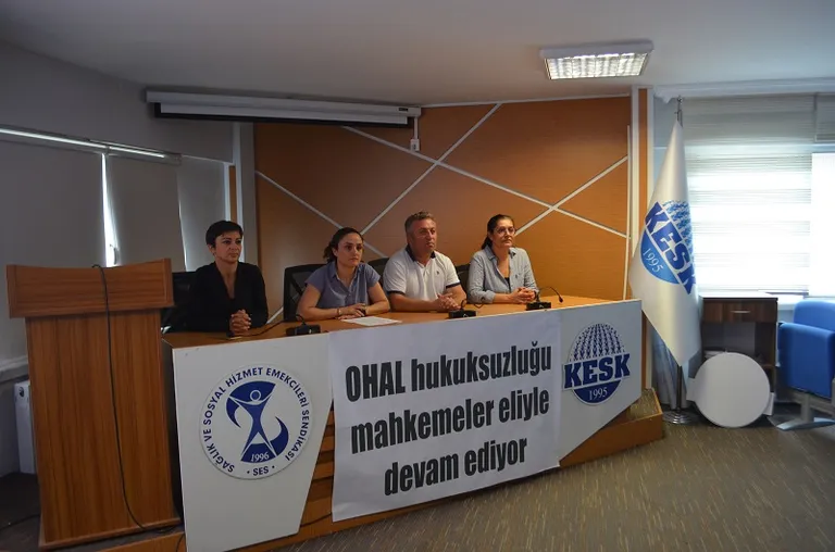 SES: OHAL Hukuksuzluğu Mahkemeler Eliyle Devam Ediyor!