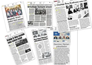 Gazetelerde Ortadoğu Barış Konferansı