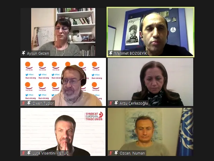 Online Etkinliğimiz Büyük İlgi Gördü, ITUC-ETUC: KESK Emeğin Hakları İçin En Aktif Mücadeleyi Yürütüyor!