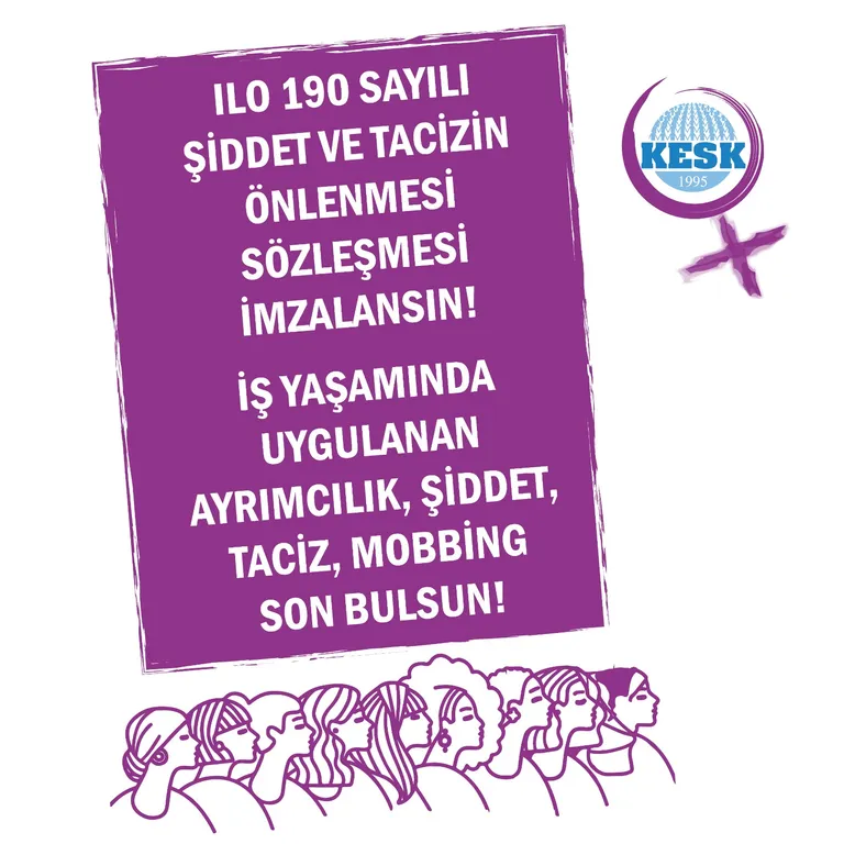 8 Mart Pankartlarımızı Asıyoruz!