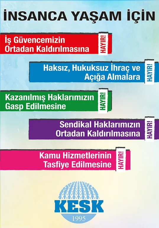 İnsanca Yaşam İçin #Hayır!