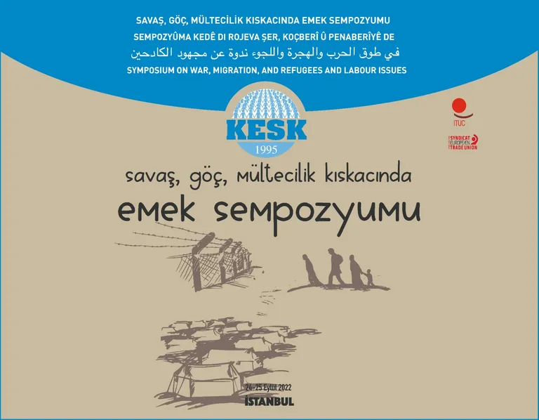 “Savaş, Göç ve Mültecilik Kıskacında Emek” Sempozyumumuzun duyurusunu gerçekleştirdik