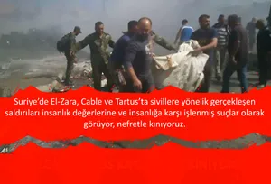 Cable ve Tartus Katliamını Kınıyoruz!