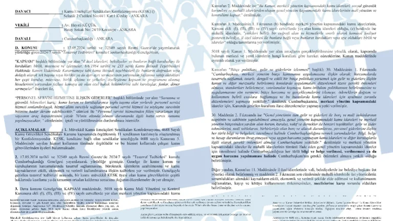 KESK, Cumhurbaşkanlığı Genelgesine karşı Danıştay’a dava açtı!