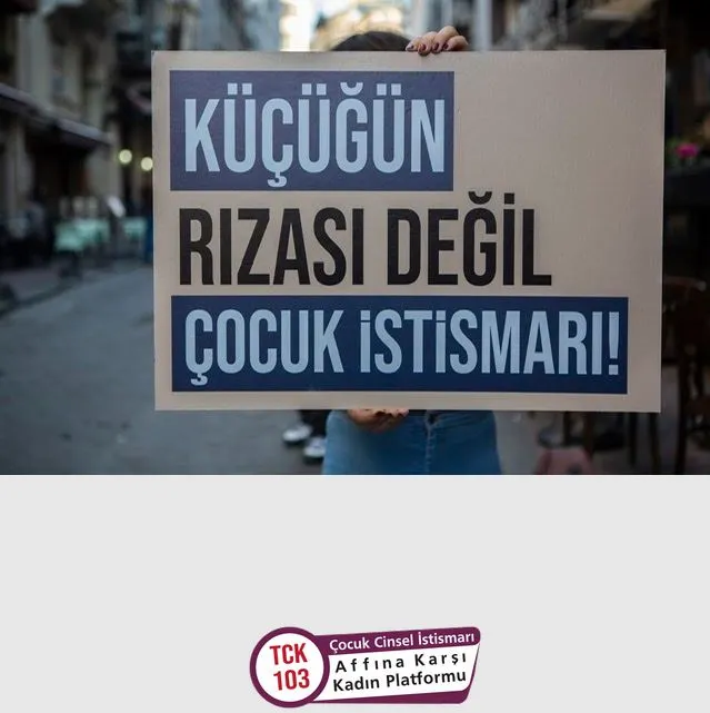 Çocuk Cinsel İstismarı Faillerine Yönelik Af Girişimlerinden, İstanbul sözleşmesini ve 6284 Sayılı Şiddet Yasasını Karalamaktan, Kadınların Kazanılmış Haklarını Tehdit Etmekten VAZGEÇİN!
