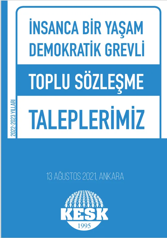 TİS Teklifimize İlişkin Kitabımızı Yayınladık
