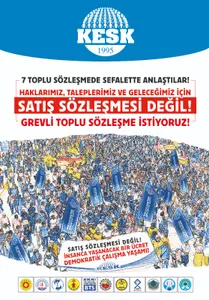 TİS Broşür ve Bildirimizi Yayınladık