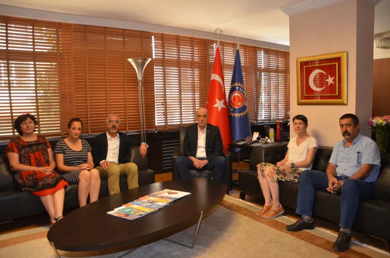 Konfederasyonumuzdan Türk-İş'e Ziyaret