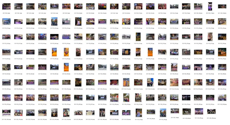 25 Kasım'da Alanlardaydık! Şiddetsiz, Eşit, Özgür Bir Yaşam İçin Mücadelede Kararlıyız!