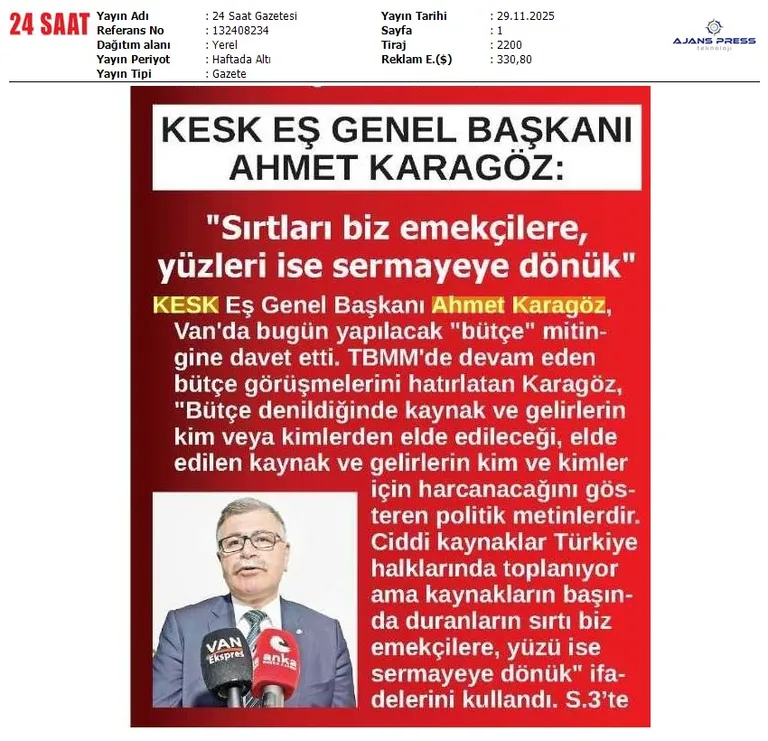 2025_11_29_24 Saat Gazetesi_Kesk Es Genel Baskani Ahmet Karagîz_132408234_(1).jpg