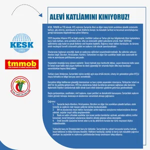 KESK, TMMOB ve TTB: Alevi Katliamına Hayır!