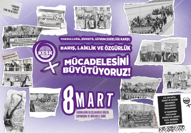 8 Mart KESK Kadın Dergisi ve Afişimizi yayınladık