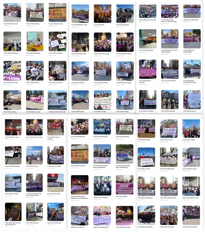 8 MART’ta Tüm Renklerimizle Alanlardaydık.