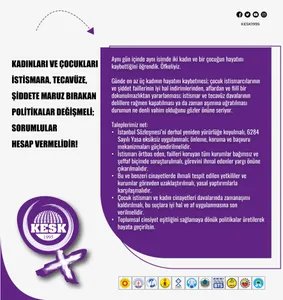 Kadınları Ve Çocukları İstismara, Tecavüze, Şiddete Maruz Bırakan Politikalar Değişmeli; Sorumlular Hesap Vermelidir!