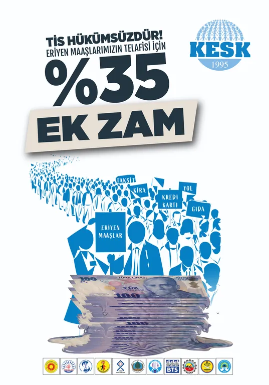 Afiş: %35 EK ZAM!