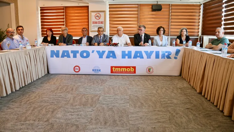 DİSK–KESK-TMMOB–TTB : Emek, Barış ve Demokrasi İçin NATO’ya Hayır!