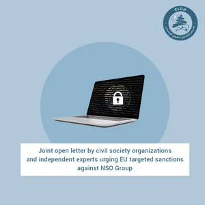 Joint open letter by civil society organizations and independent experts urging EU targeted sanctions against NSO Group